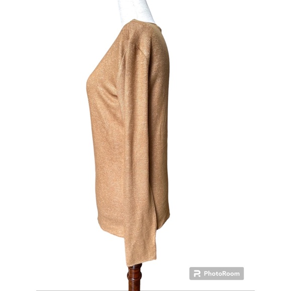 Zara Light Knit V- Neck Long Sleeve Sweater Top, S - Picture 5 of 12